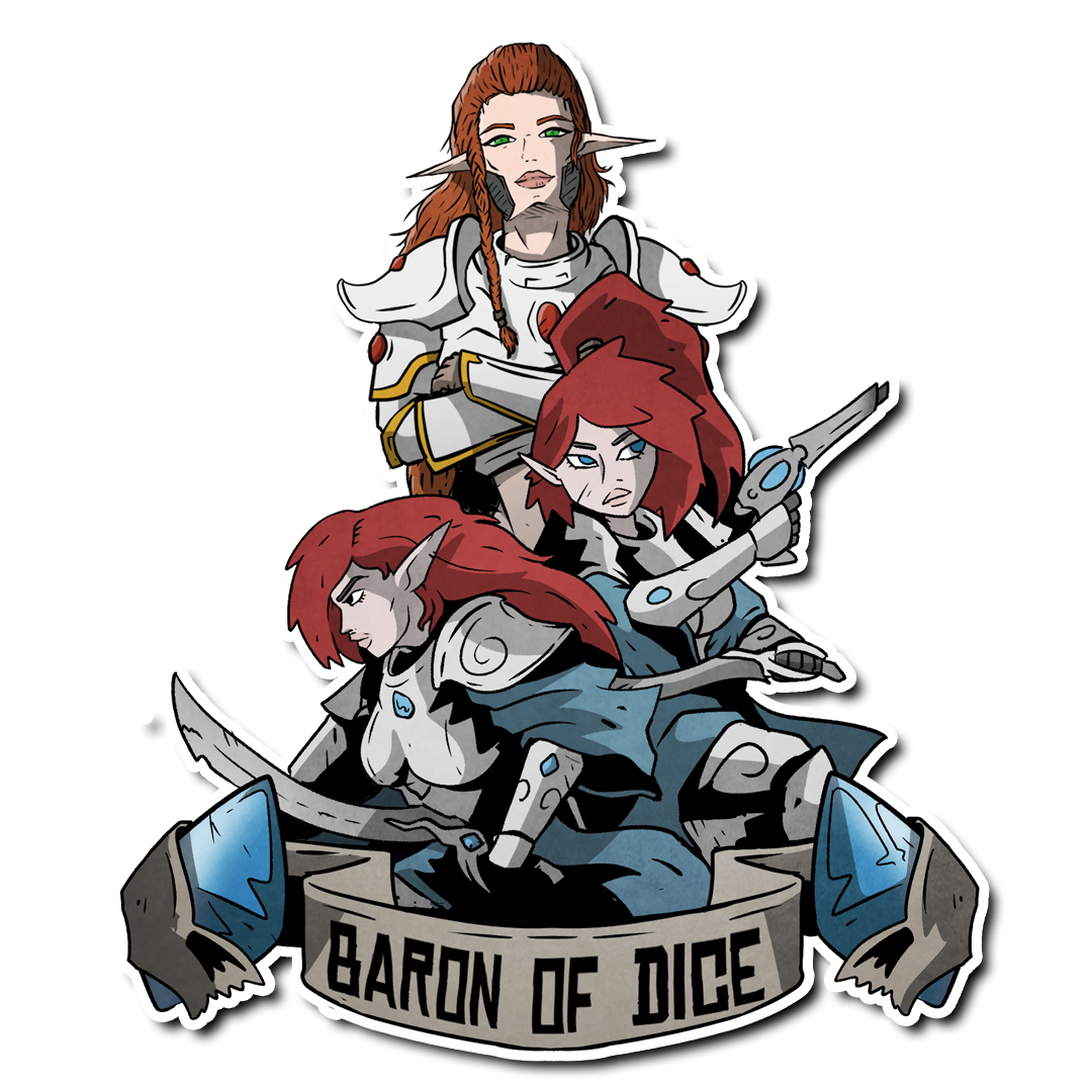 Premium Vinyl Stickers - Deadly Trio