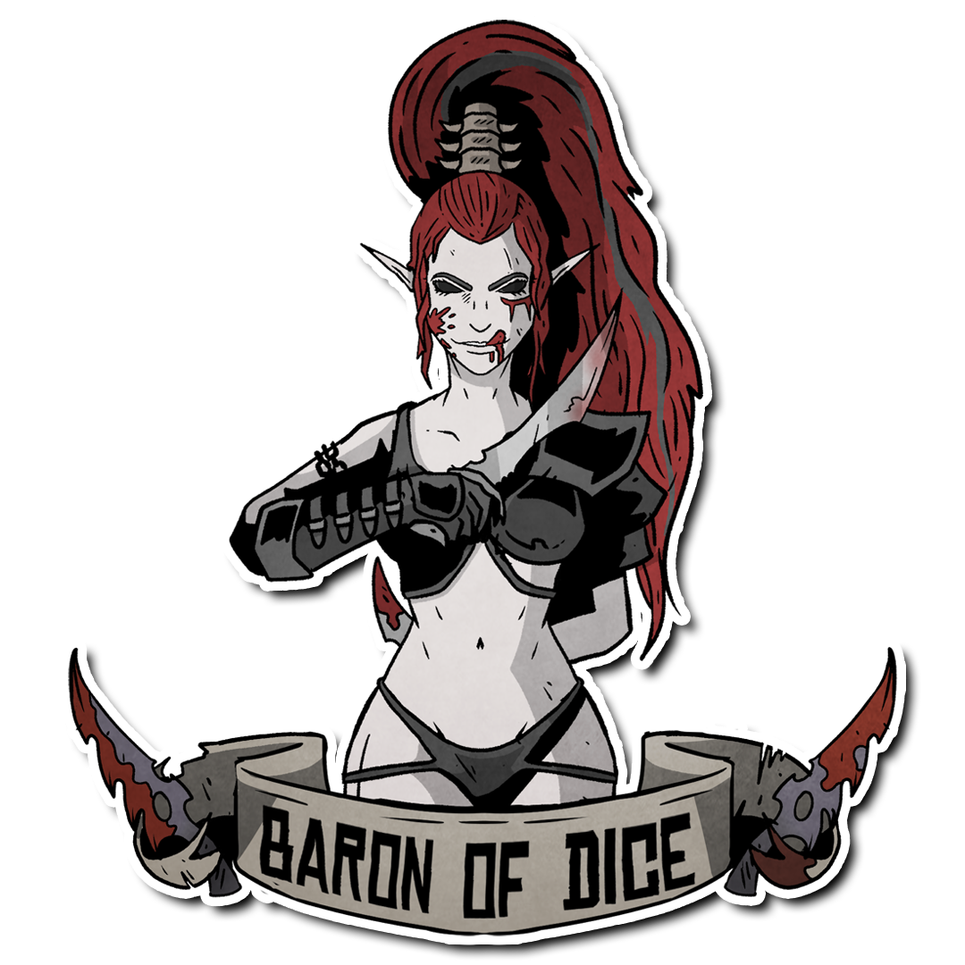 Premium Vinyl Stickers - Dreaded Ones - Pin-up