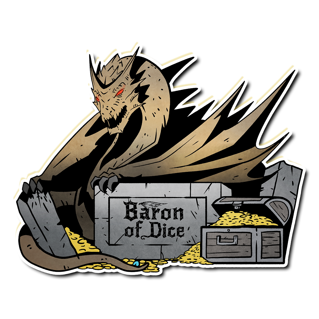 Premium Vinyl Stickers - Ancient Dragon