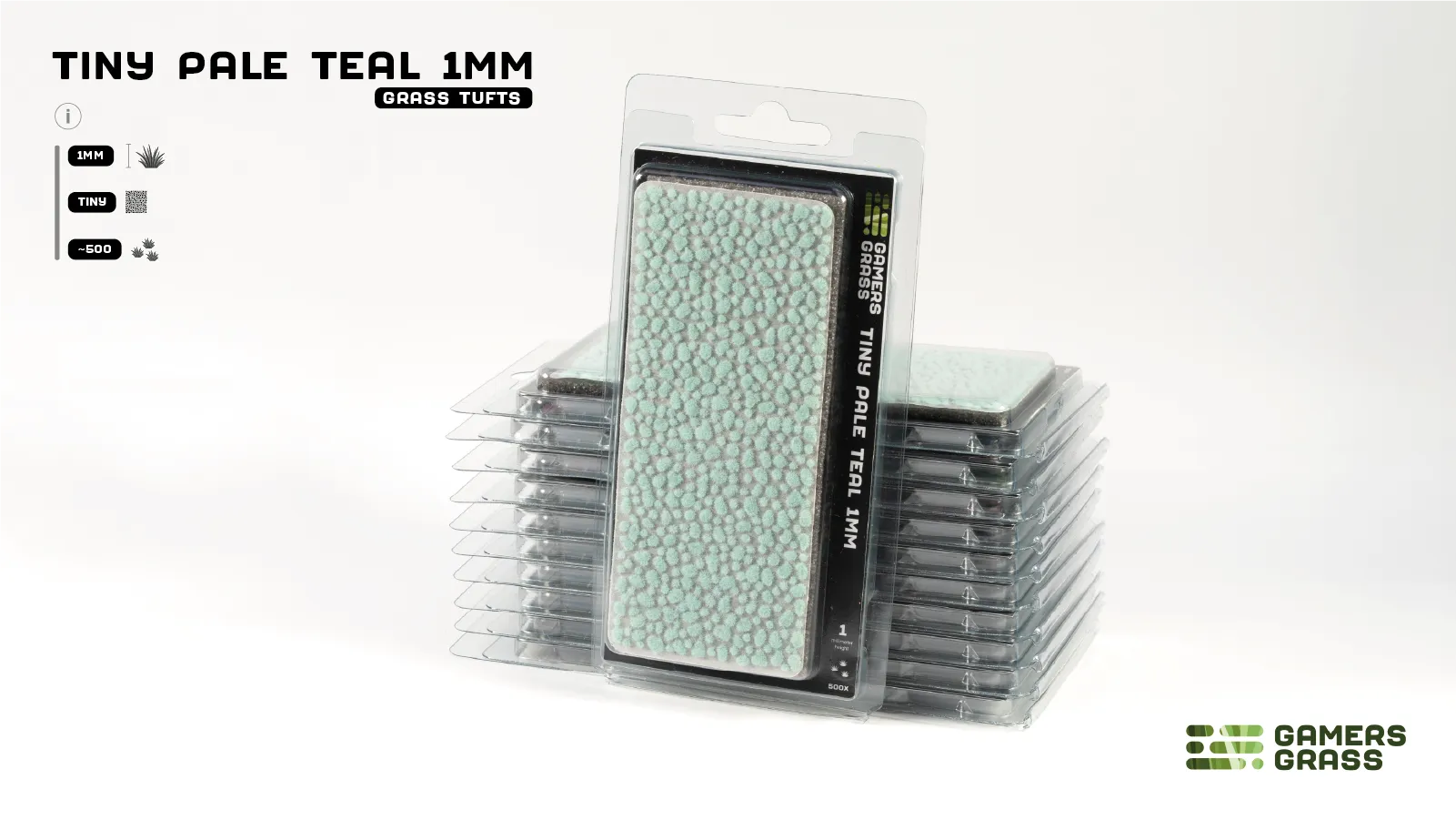 Gamers Grass | Tiny Tufts | Pale Teal (1mm)
