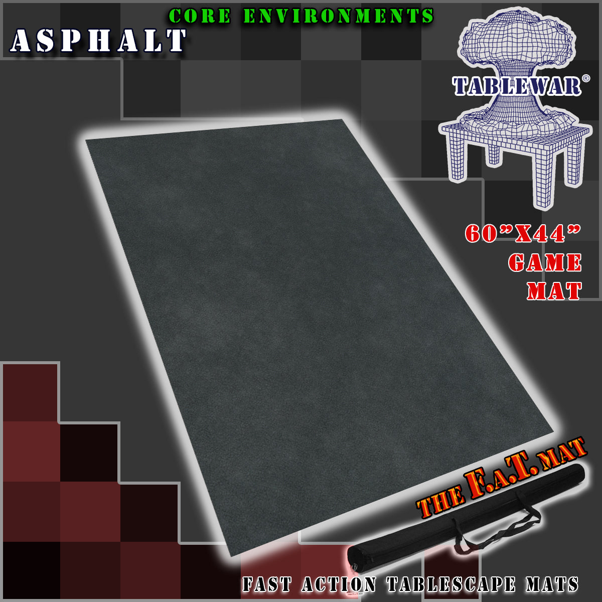 TableWar neoprene Tournament Tabletop Game mat