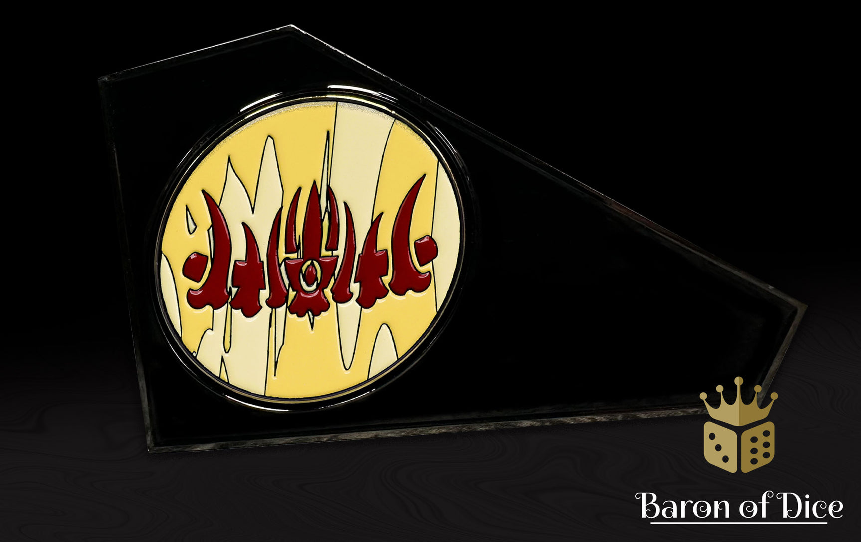 3" Metal Combat Gauge | Bone Crown | Baron Coin™ Compatible