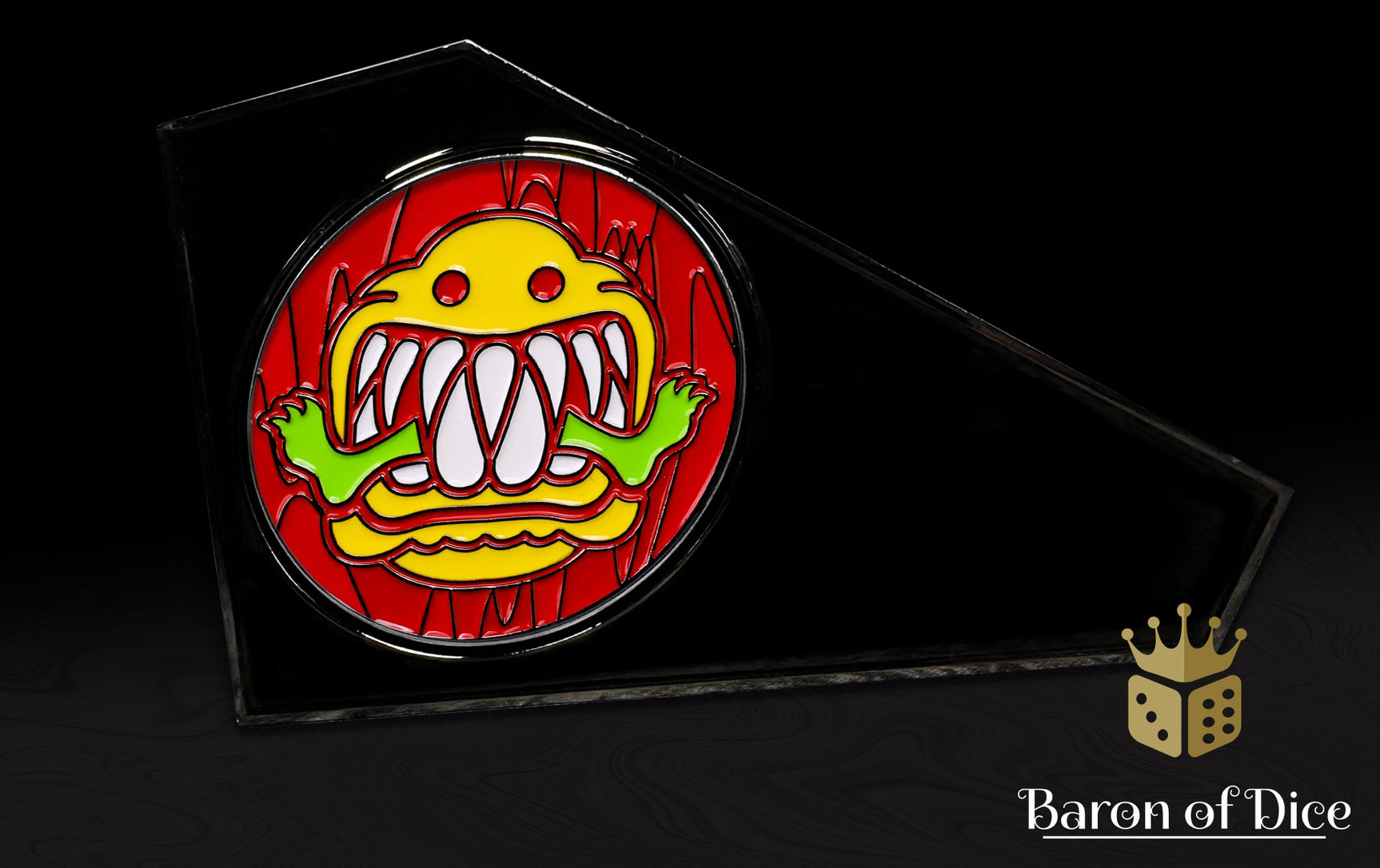 3" Metal Combat Gauge | Cave Monster | Baron Coin™ Compatible