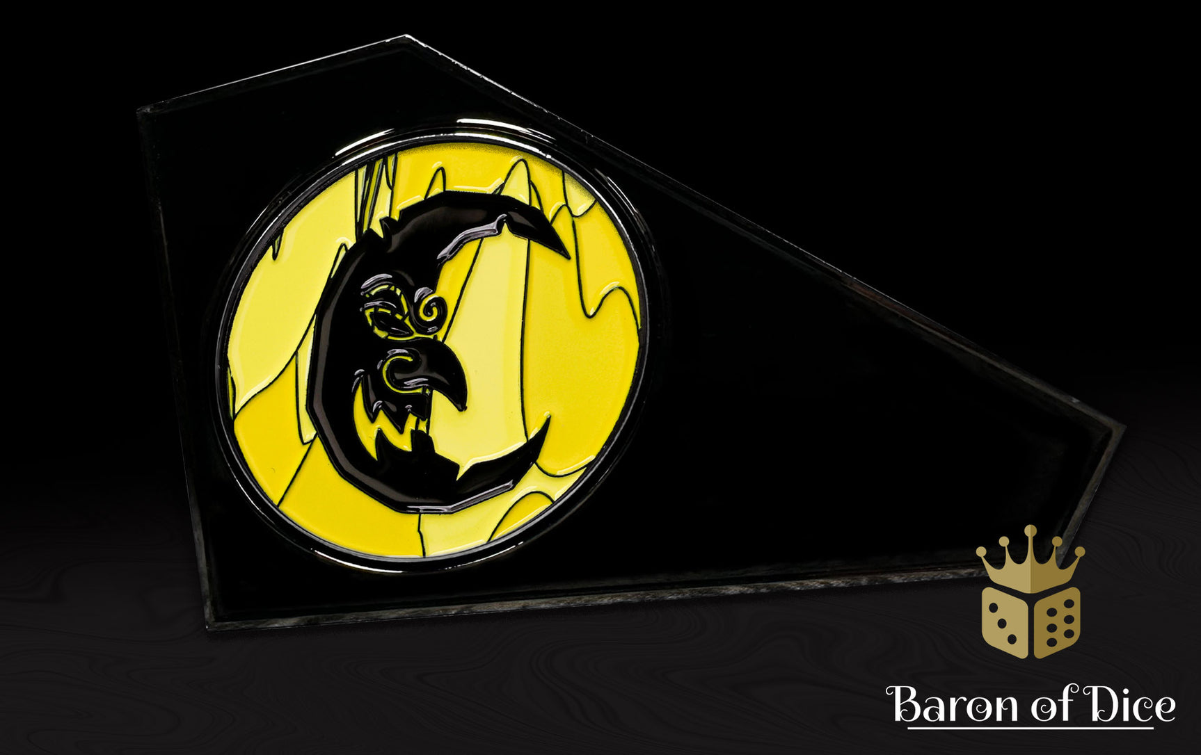 3" Metal Combat Gauge | Full Moon | Baron Coin™ Compatible