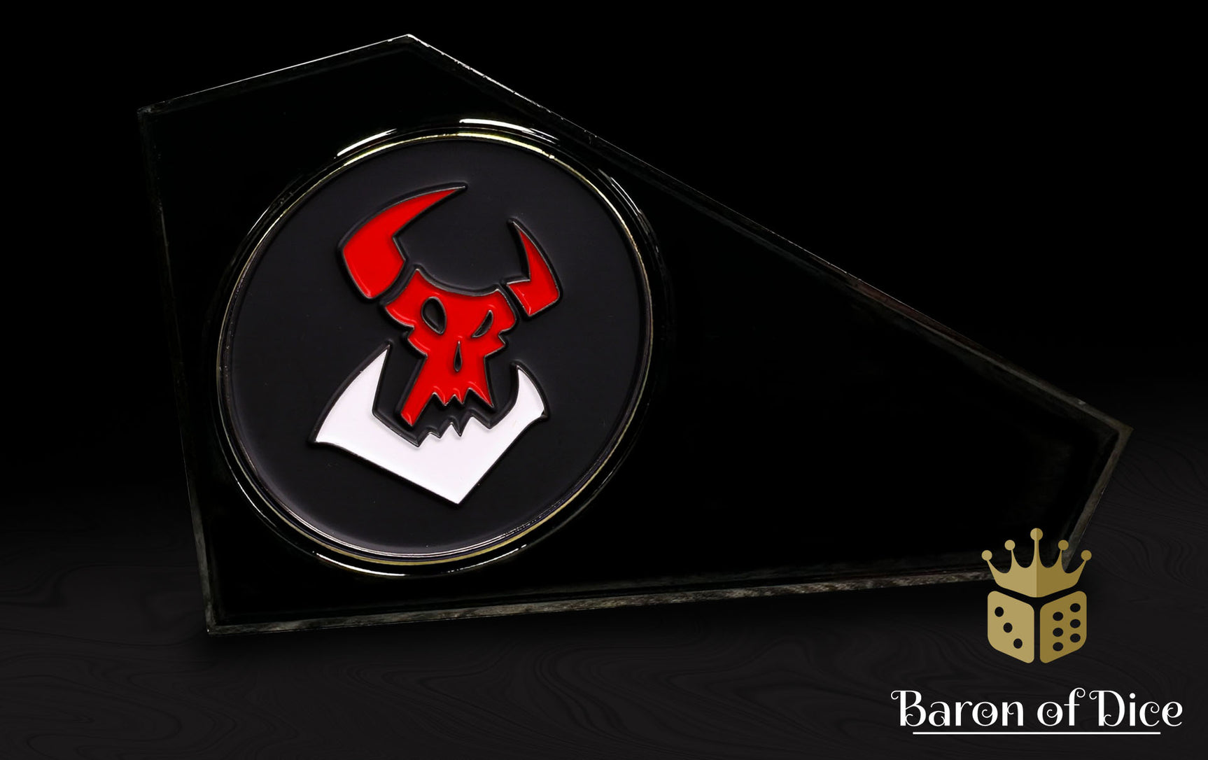 3" Metal Movement Gauge | Black Orc | Baron Coin™ Compatible