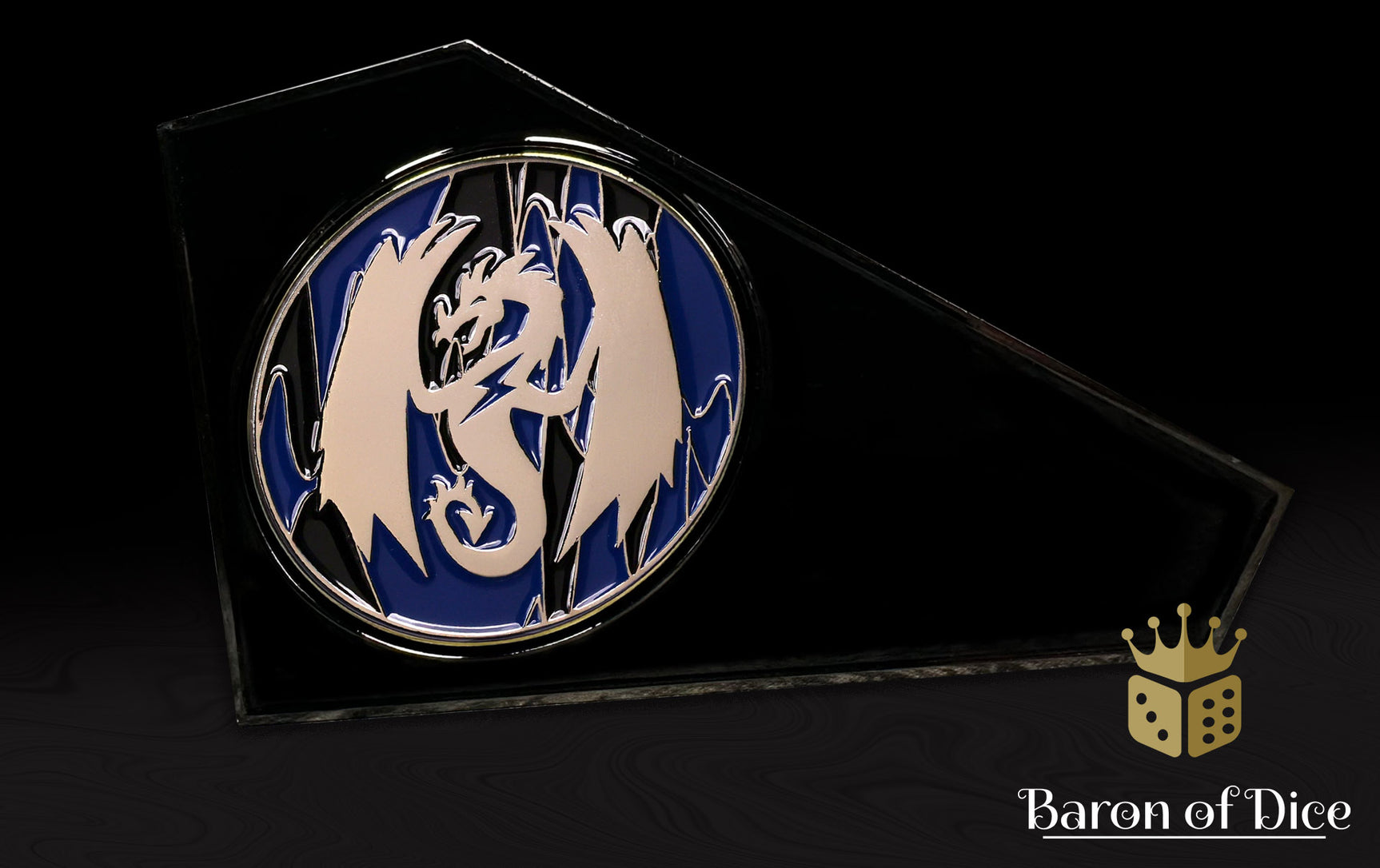 3" Metal Combat Gauge | Storm Dragon | Baron Coin™ Compatible