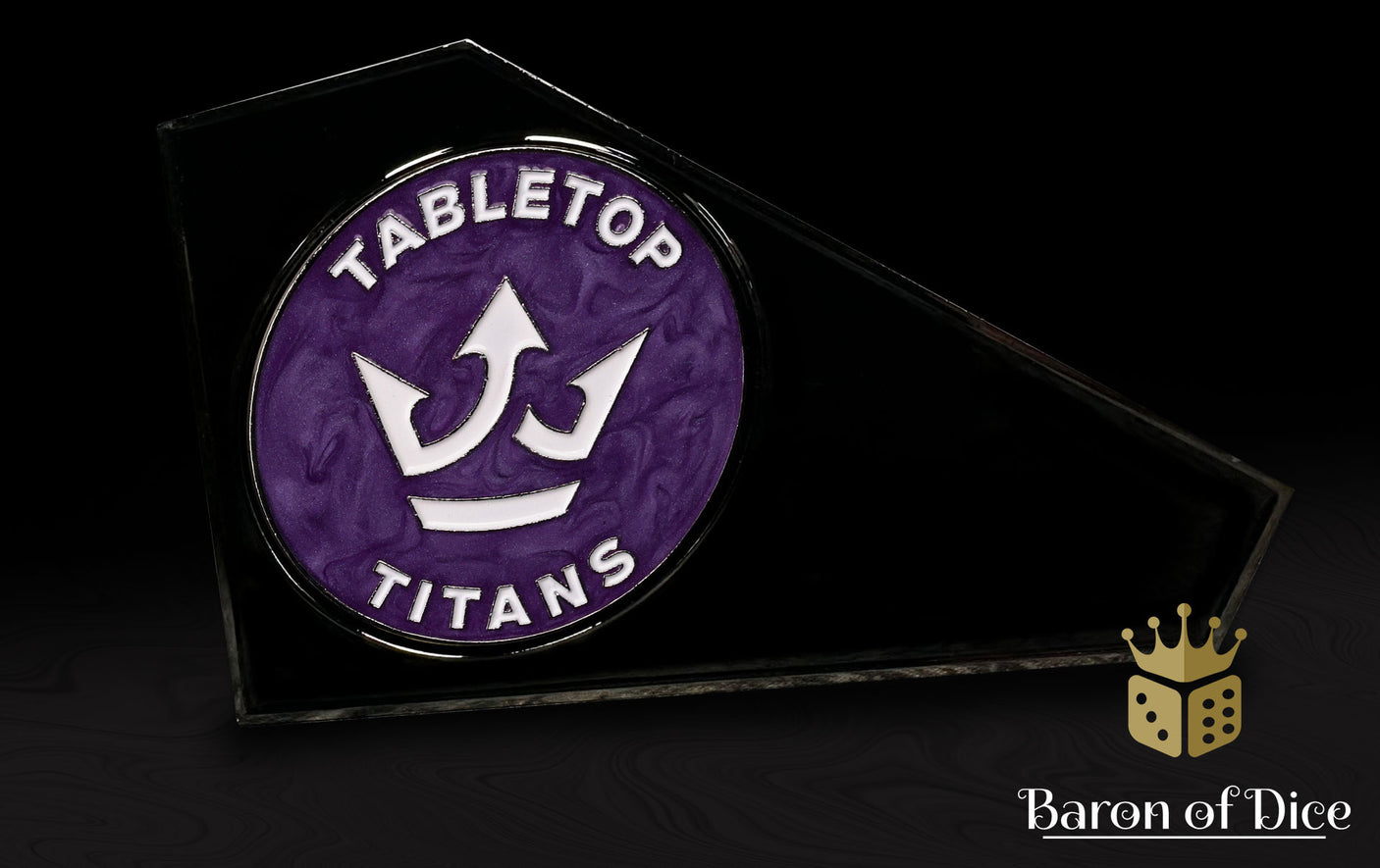 Metal Combat Gauge | Baron Coin™ Compatible | Tabletop Titans | Purple
