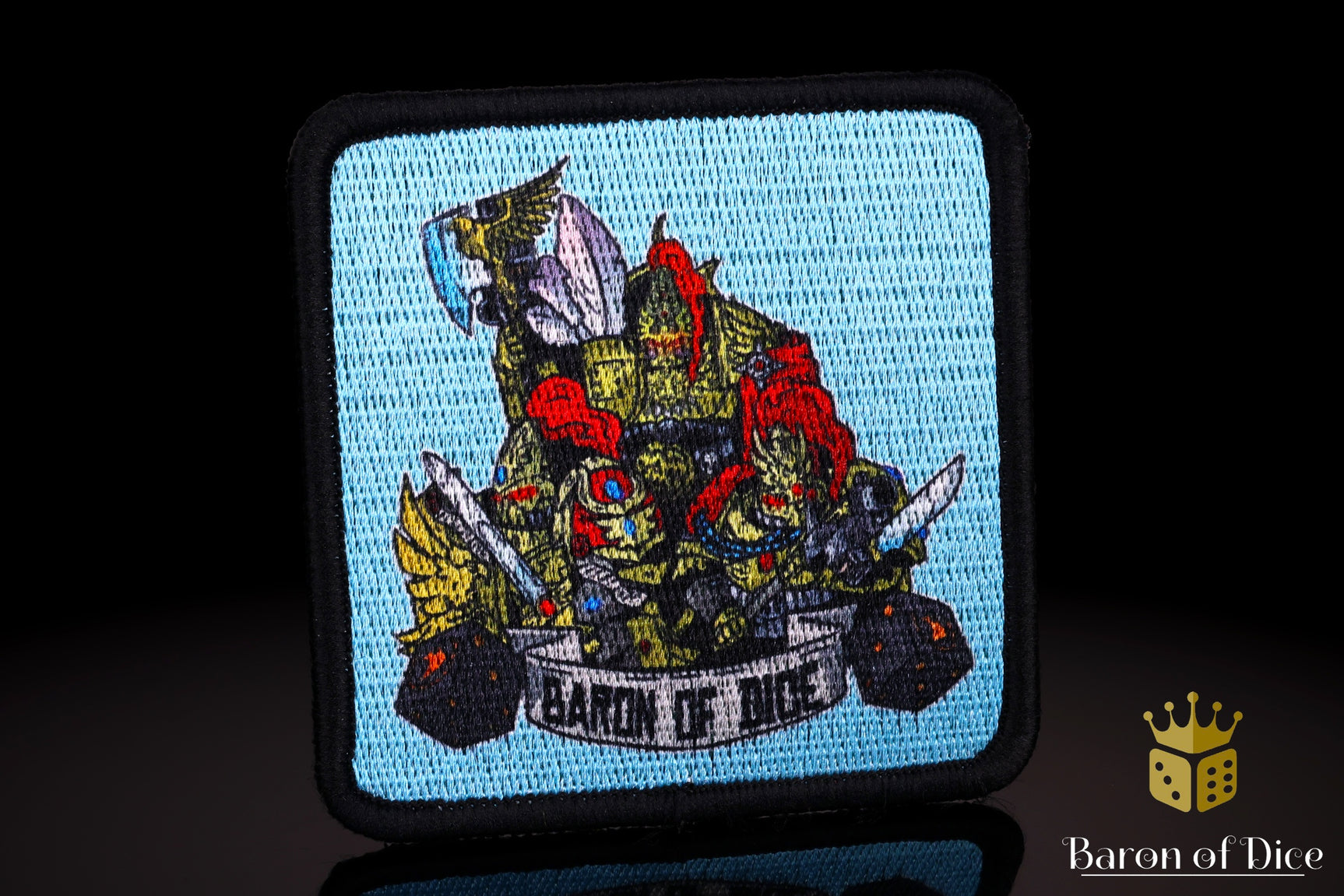Golden Warriors | Baron's Bag Compatible | Velcro Patches