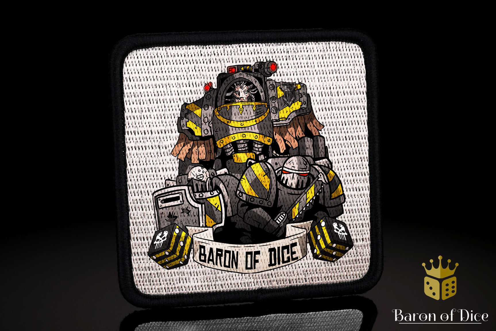 Baron's Dice Bag | Steel Renegades Velcro Patch