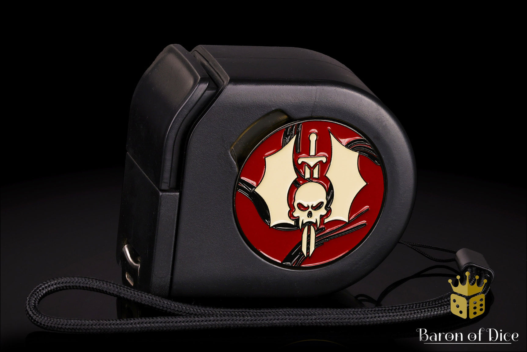 Wargaming Tape Measure | Baron's Coin™ Compatible | Cursed Vampire - BACKORDER - Ships in Late March