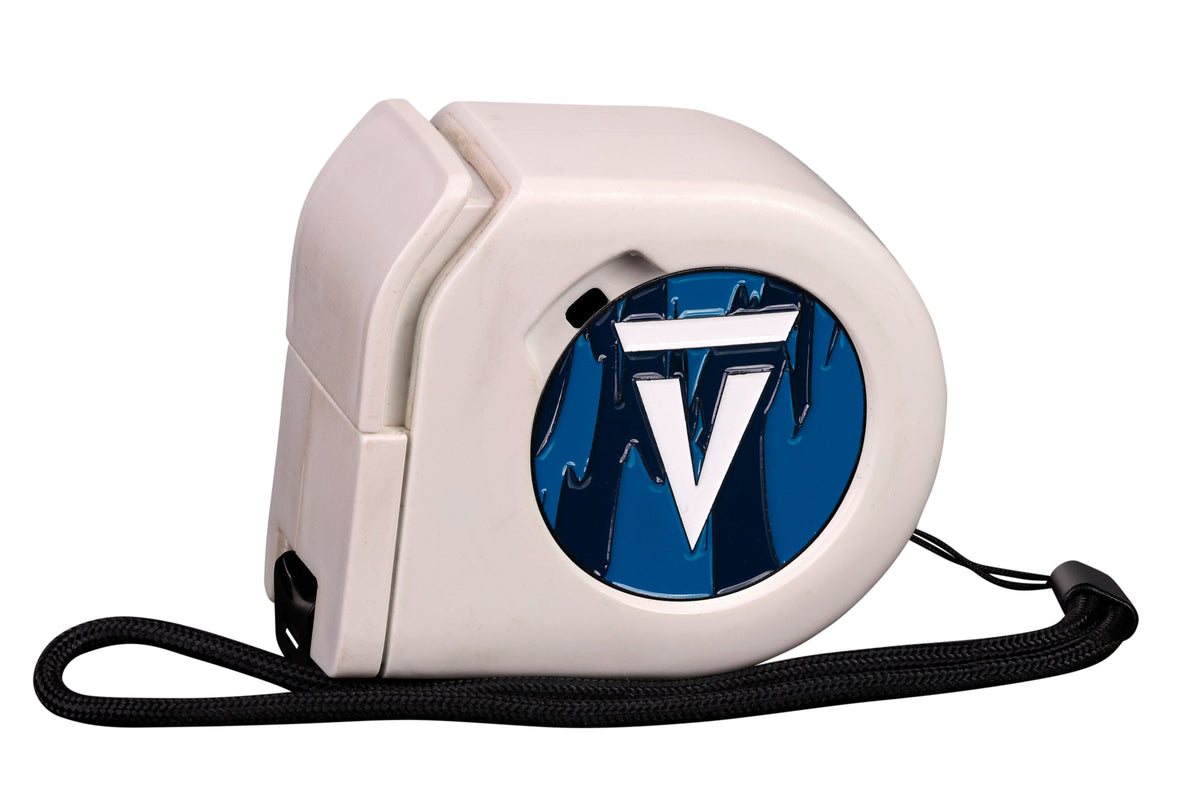 Vanguard Tactics | Dark Blue | Wargaming Tape Measure | Baron's Coin™ Compatible