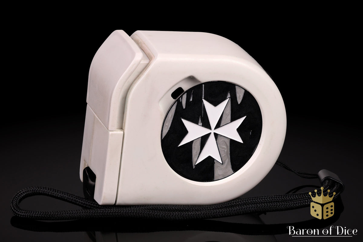 Knights Templar | Black | Wargaming Tape Measure | Baron's Coin™ Compatible