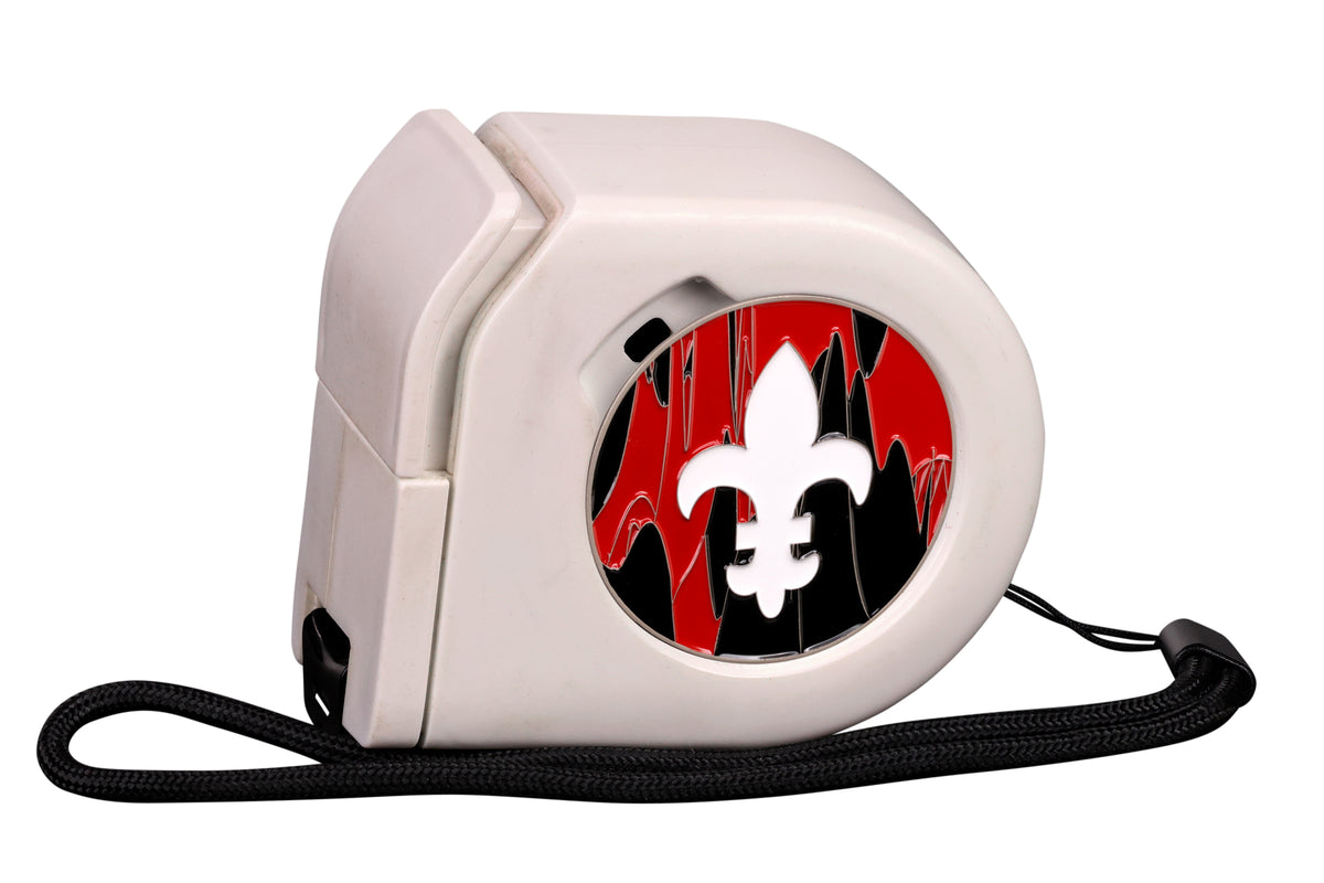 Fleur De Lis | Red | Wargaming Tape Measure | Baron's Coin™ Compatible