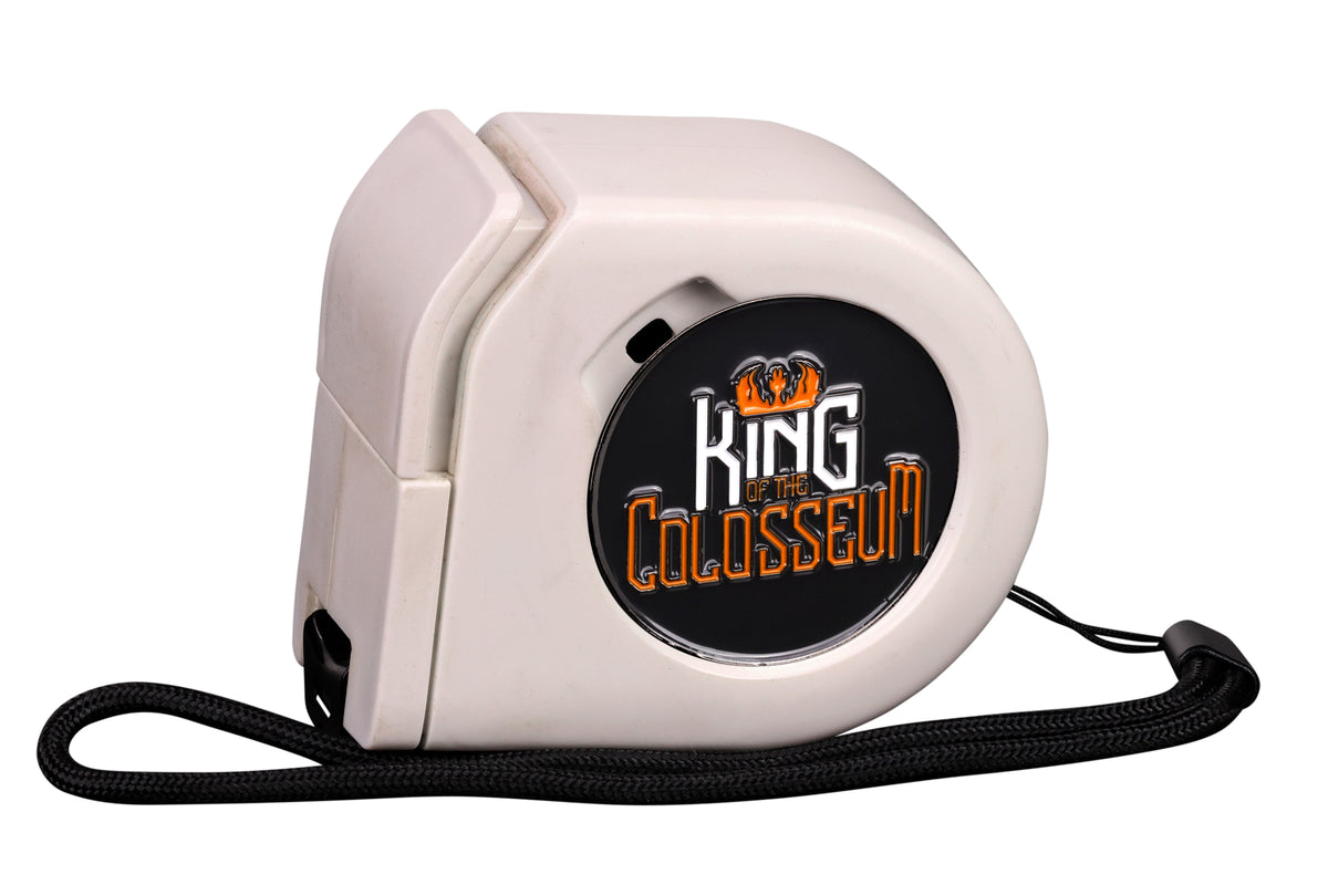 King of the Colosseum | Wargaming Tape Measure | Baron's Coin™ Compatible