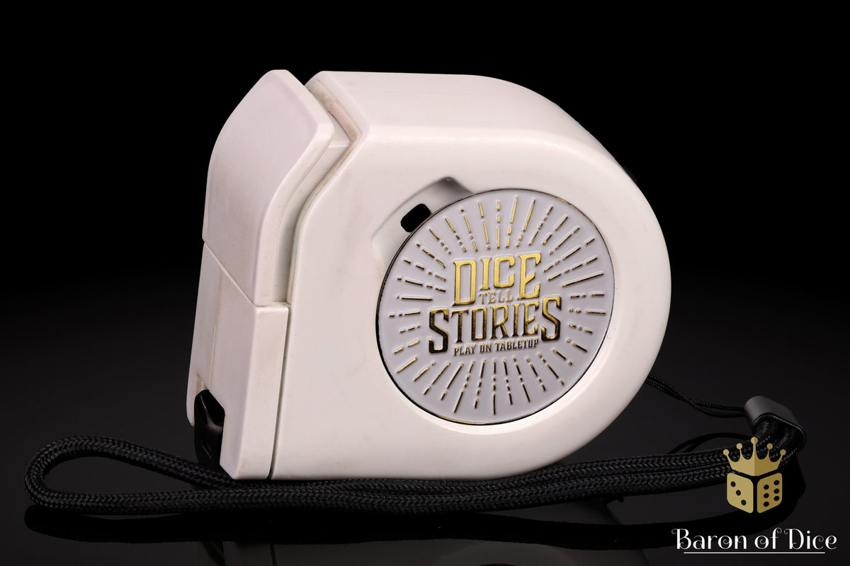 Dice Tell Stories | Wargaming Tape Measure | Baron's Coin™ Compatible