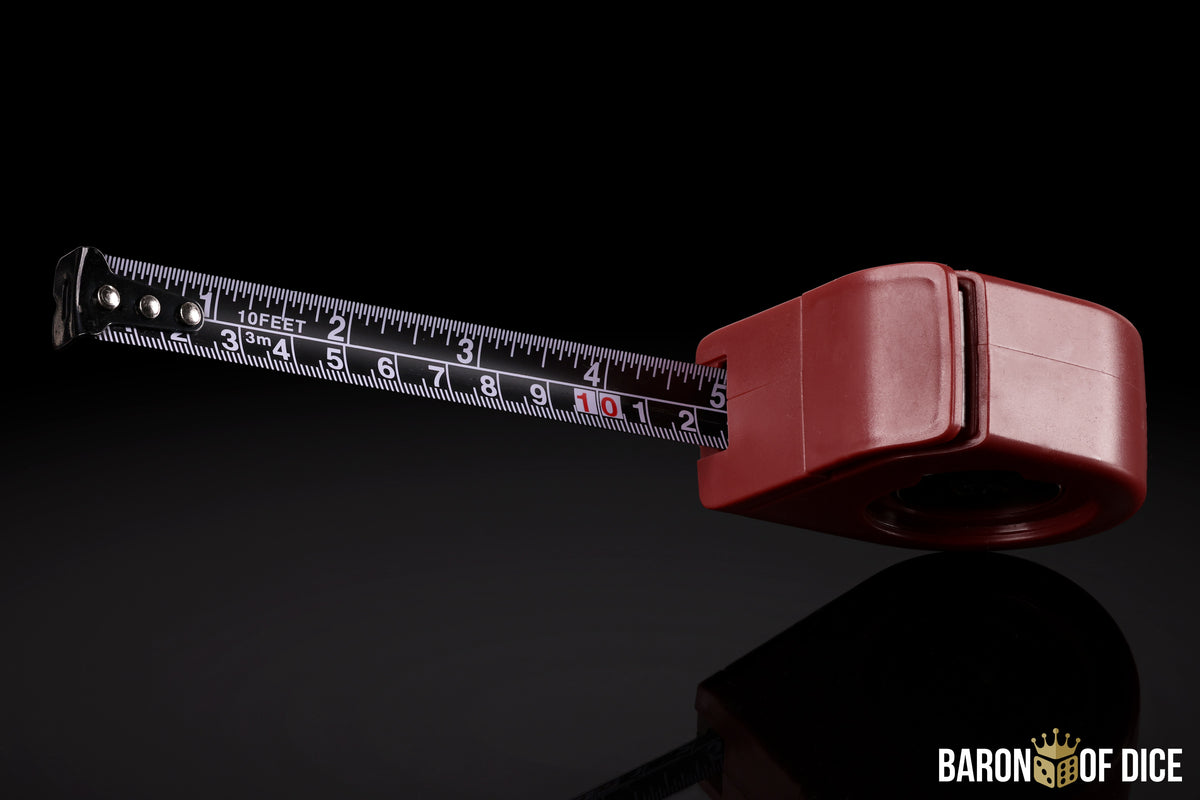 Baron | Wargaming Tape Measure | Baron's Coin™ Compatible