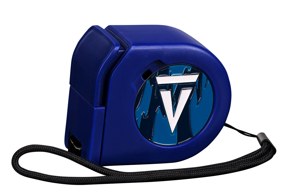 Vanguard Tactics | Dark Blue | Wargaming Tape Measure | Baron's Coin™ Compatible