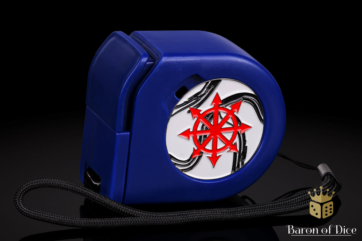 Marbled Chaos Star | Wargaming Tape Measure | Baron's Coin™ Compatible