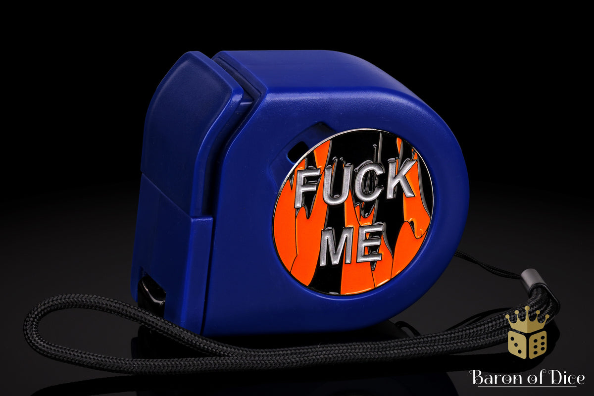 F**k Me | Silver | Wargaming Tape Measure | Baron's Coin™ Compatible