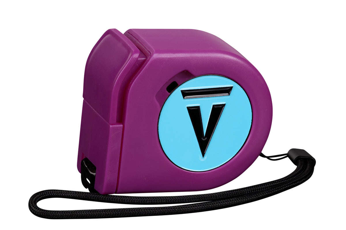 Vanguard Tactics | Light Blue | Wargaming Tape Measure | Baron's Coin™ Compatible