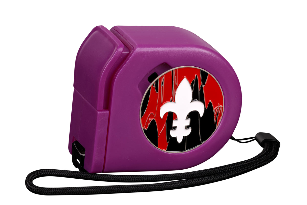 Fleur De Lis | Red | Wargaming Tape Measure | Baron's Coin™ Compatible