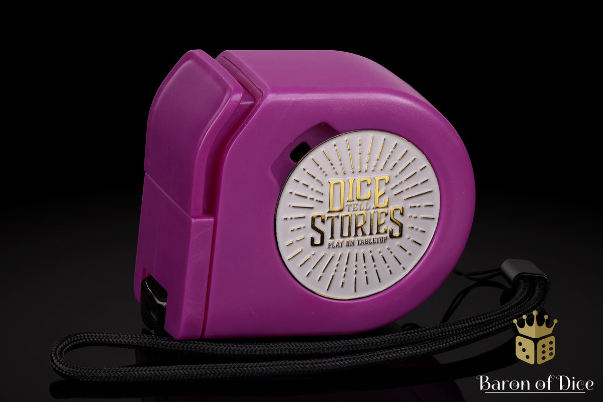 Dice Tell Stories | Wargaming Tape Measure | Baron's Coin™ Compatible