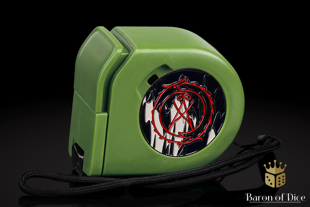 Court of the Seven-Headed Serpent | Wargaming Tape Measure | Trench Crusade | Baron's Coin™ Compatible
