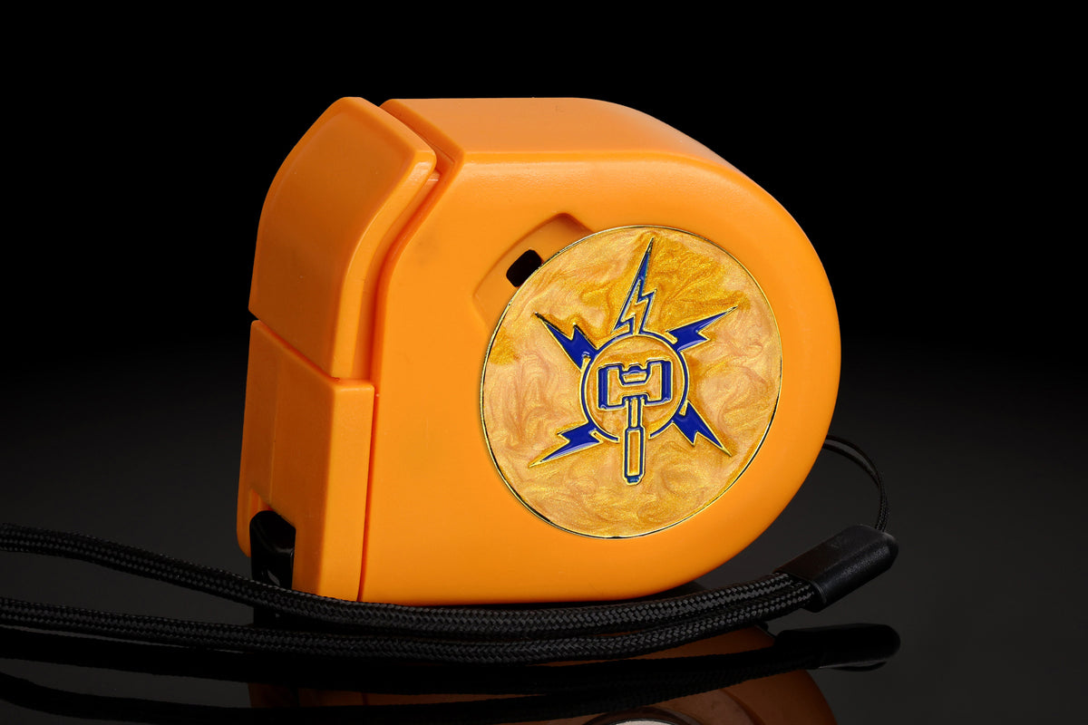 Lightning Hammer | Wargaming Tape Measure | Baron's Coin™ Compatible
