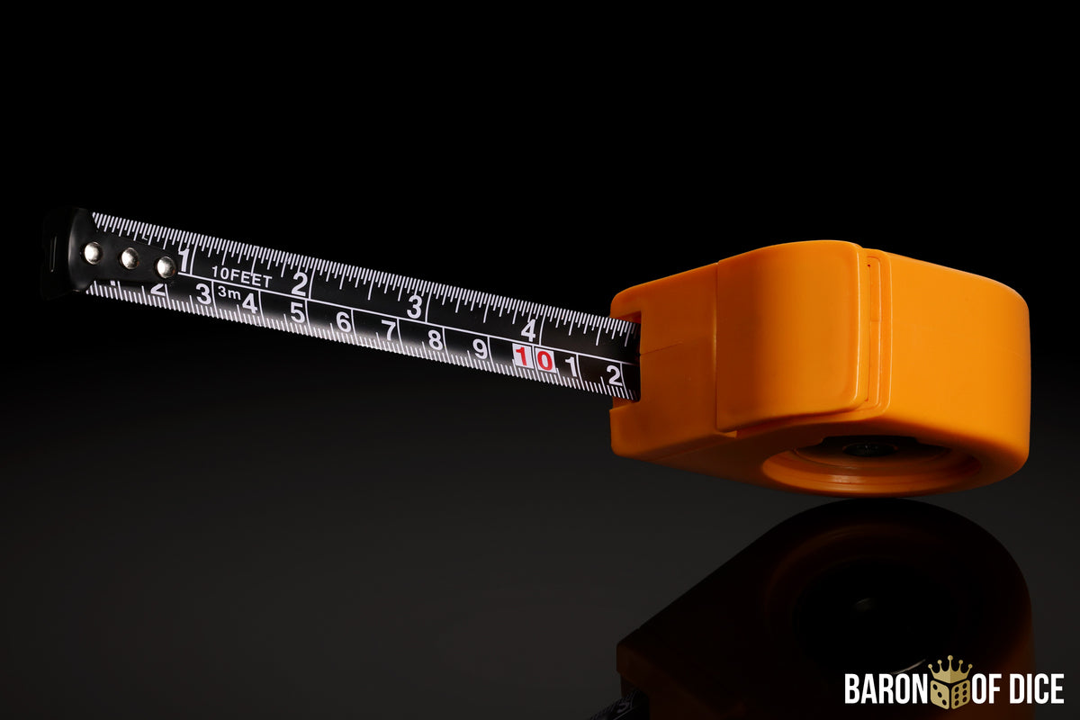 Baron | Wargaming Tape Measure | Baron's Coin™ Compatible
