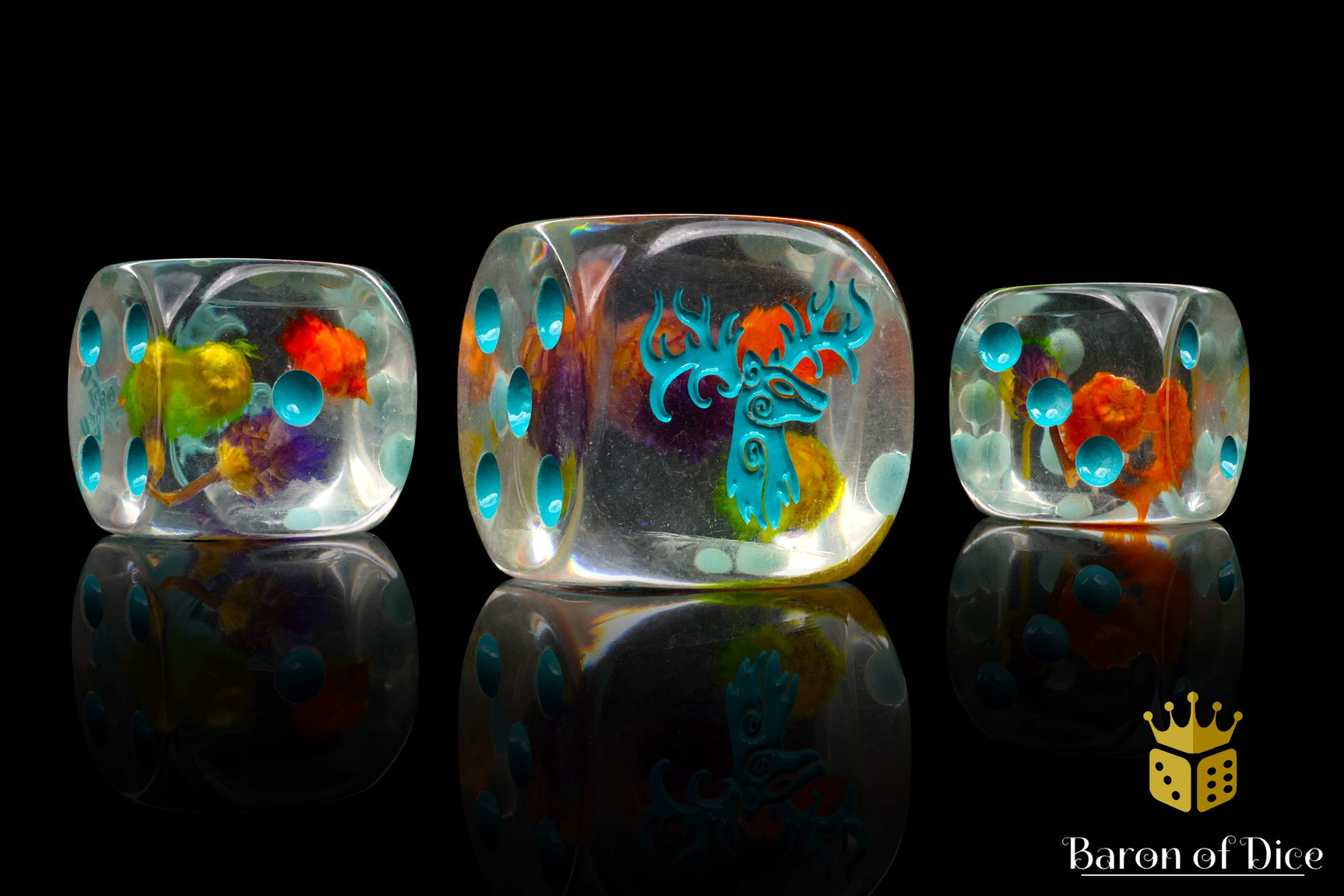 Forest Stag Dice - Flower Buds