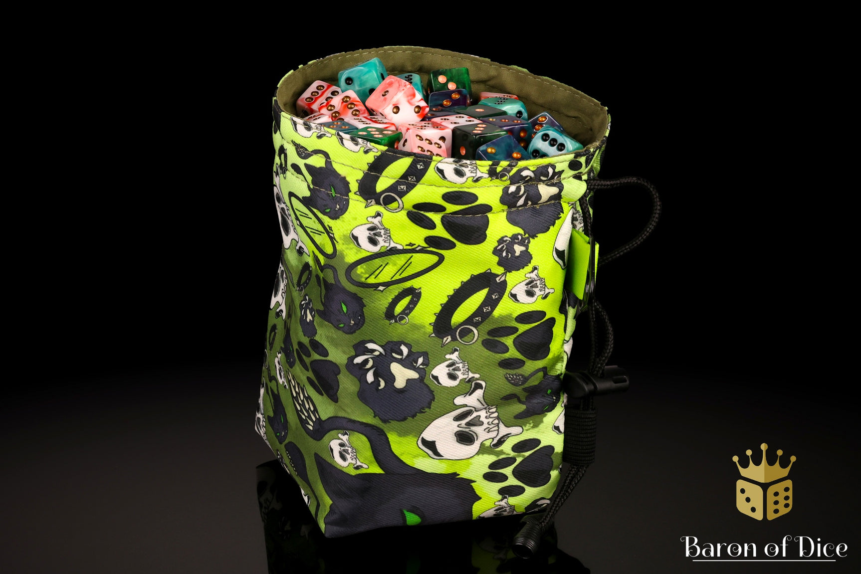 Shadow Panther | Luxury RPG Dice Bag | Large