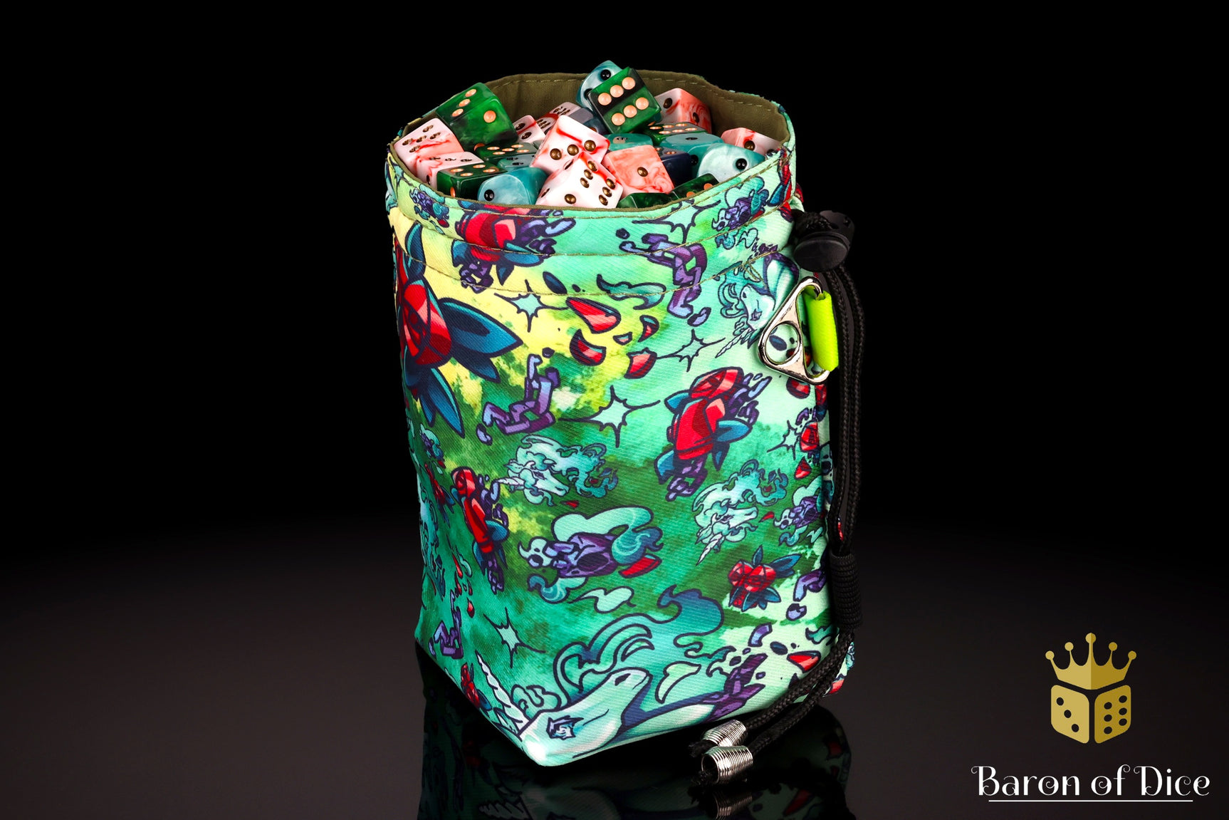 Ghost Unicorn | Luxury RPG Dice Bag | Large