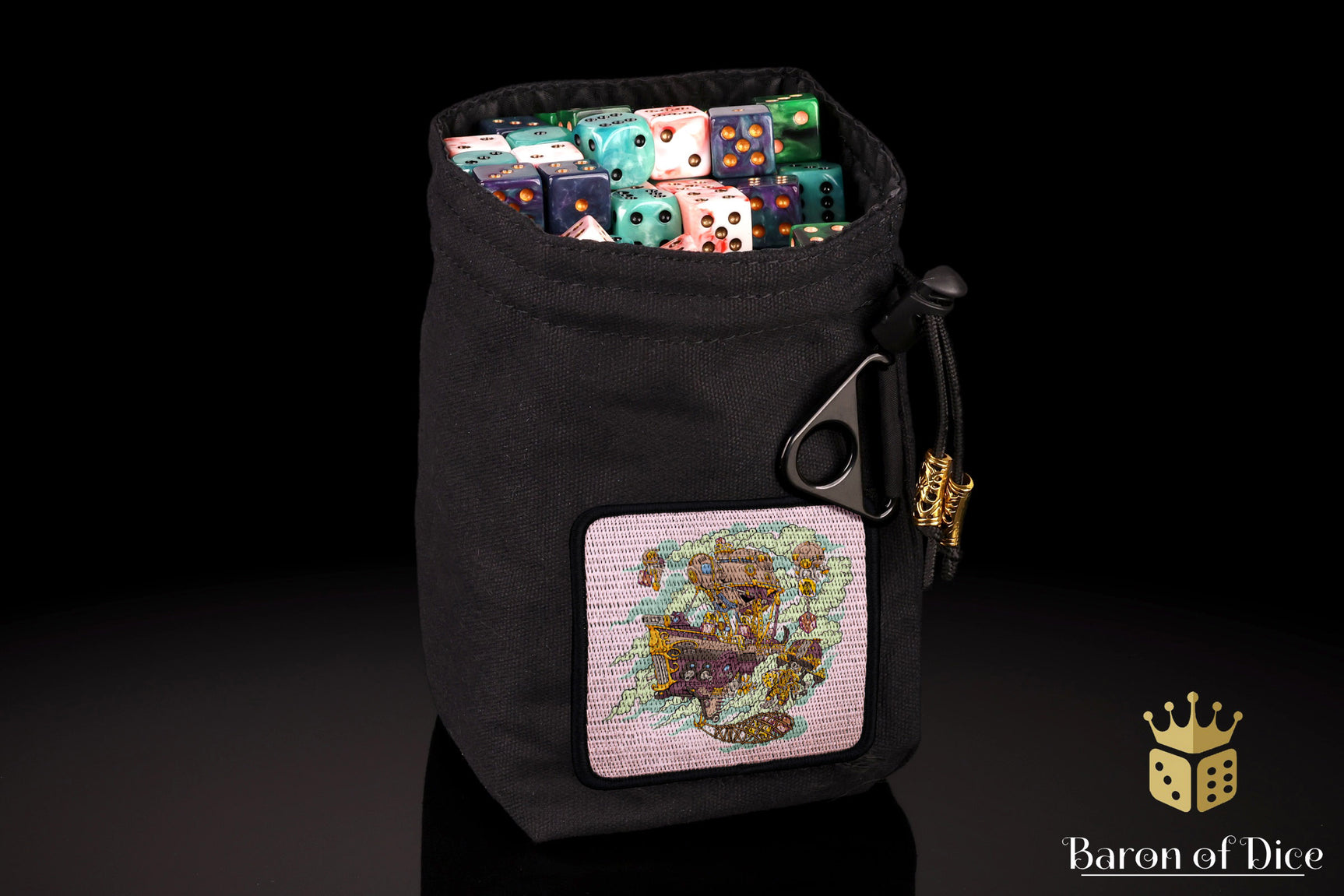 Baron's Dice Bag | Sky Dwarves Velcro Patch