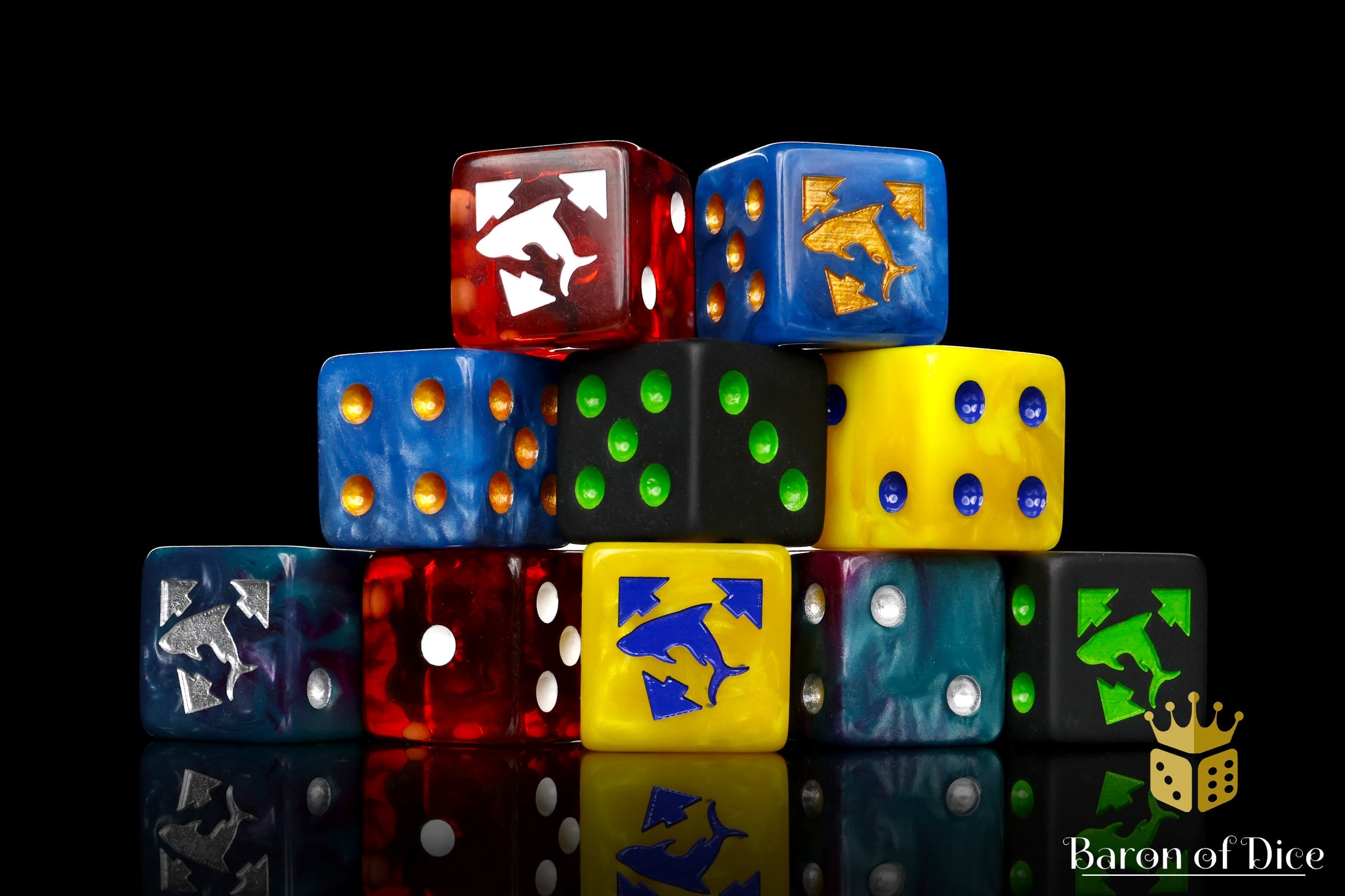 Jeweled Jaws - Style 1 | Baron of Dice | Wargaming & More