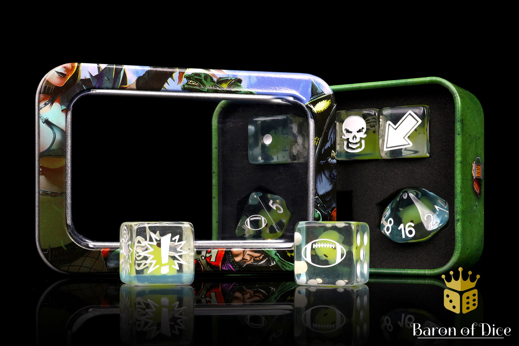 Spawning Pool - Bloody Football Dice (Set of 7)