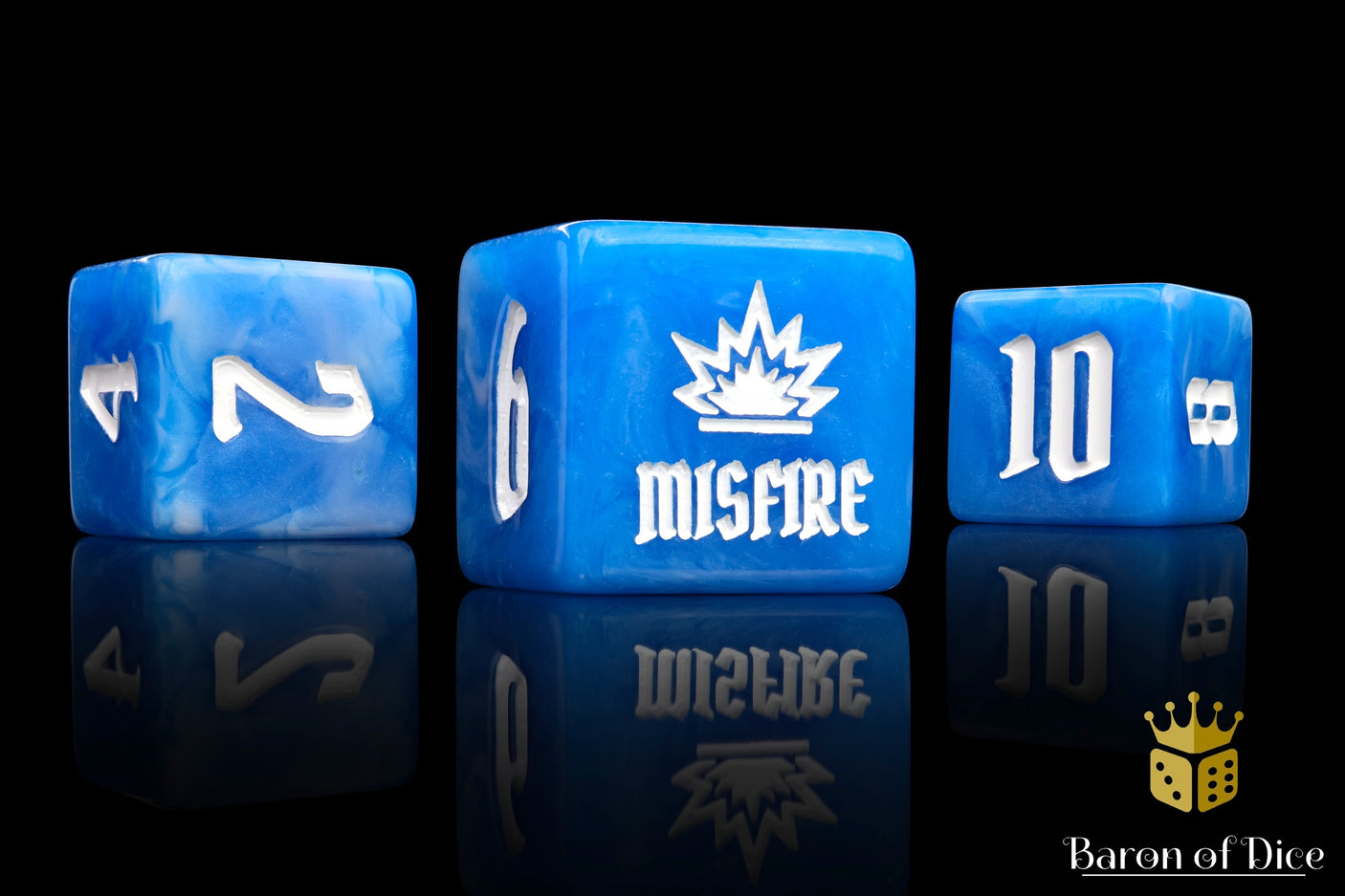 Blue Emperor Artillery Dice