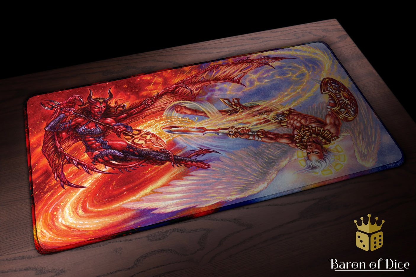 Premium Oversized Playmat | Ron Spencer Series | Divine Rupture