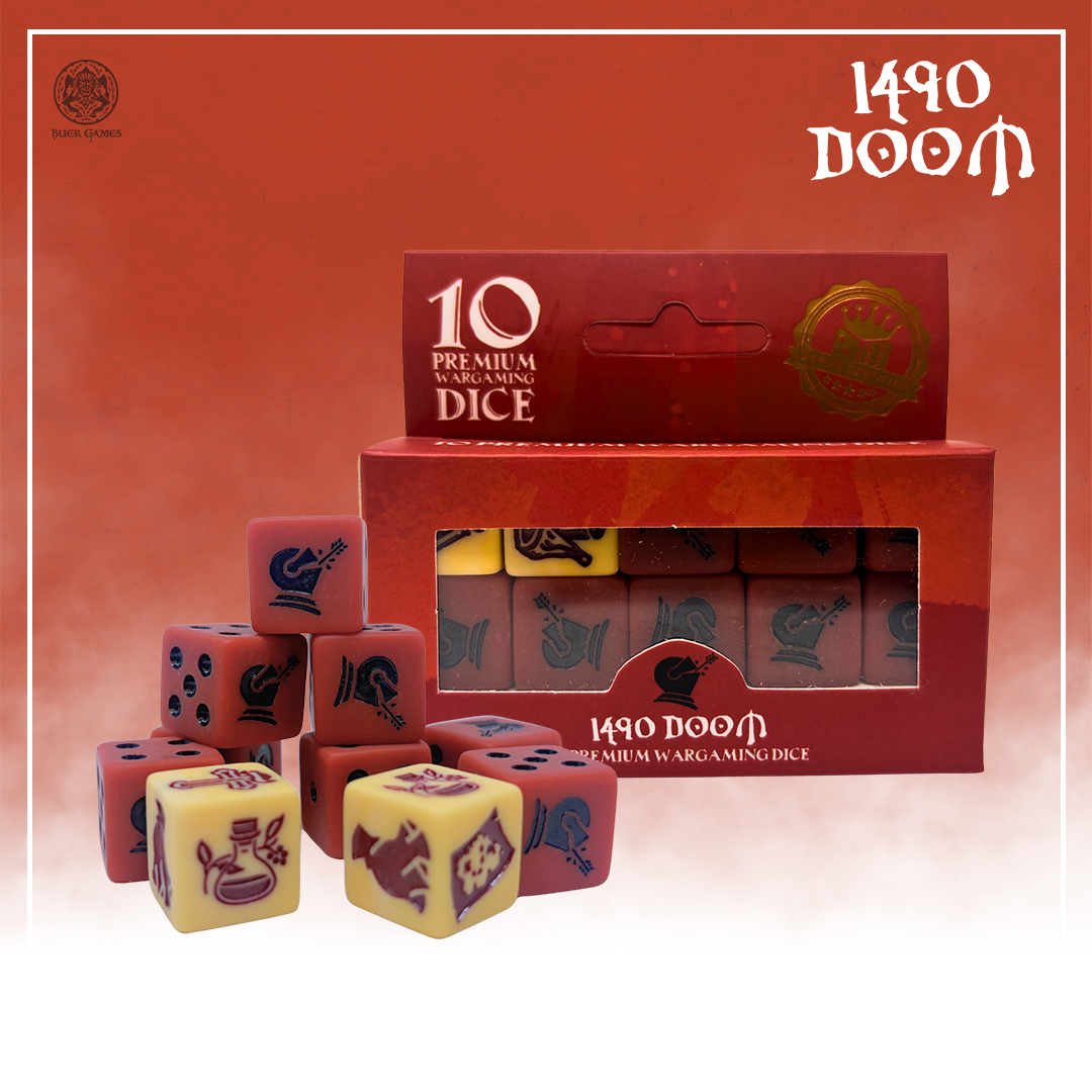 1490 Doom Dice Set | 10 Count
