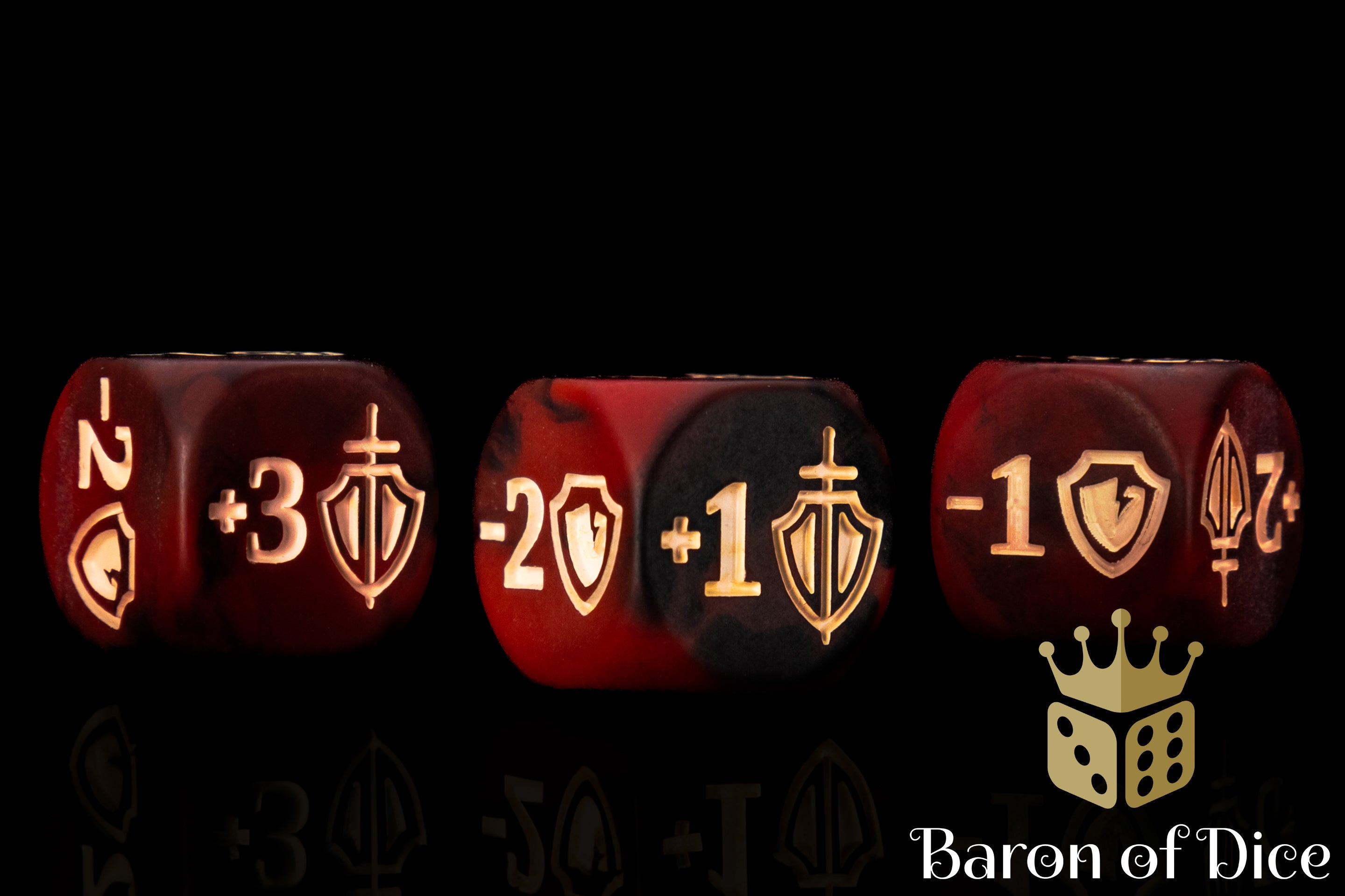 FAB Single Defense Dice | TCG and CCG Tokens | Baron of Dice