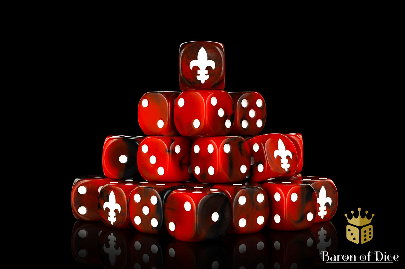 Fleur De Lis - Red