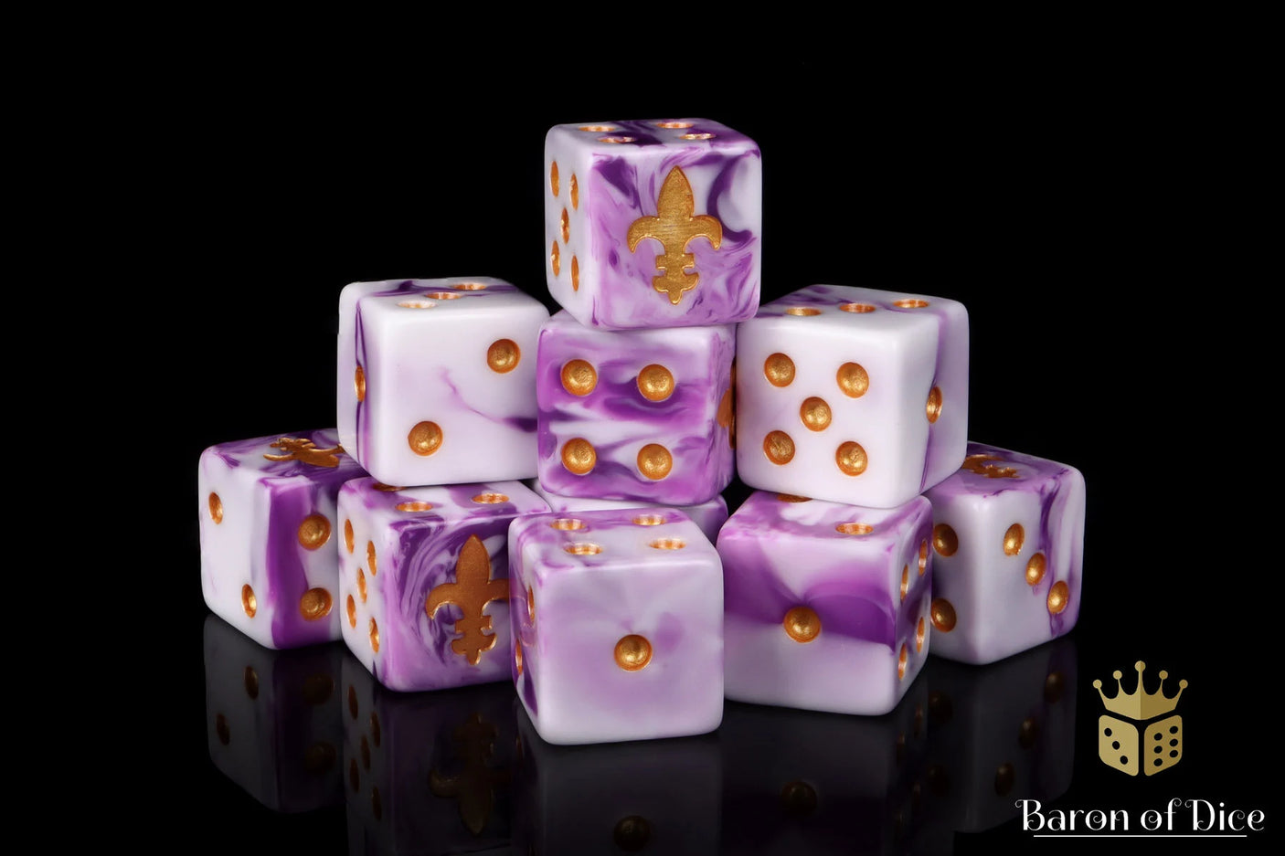 Fleur De Lis - Purple