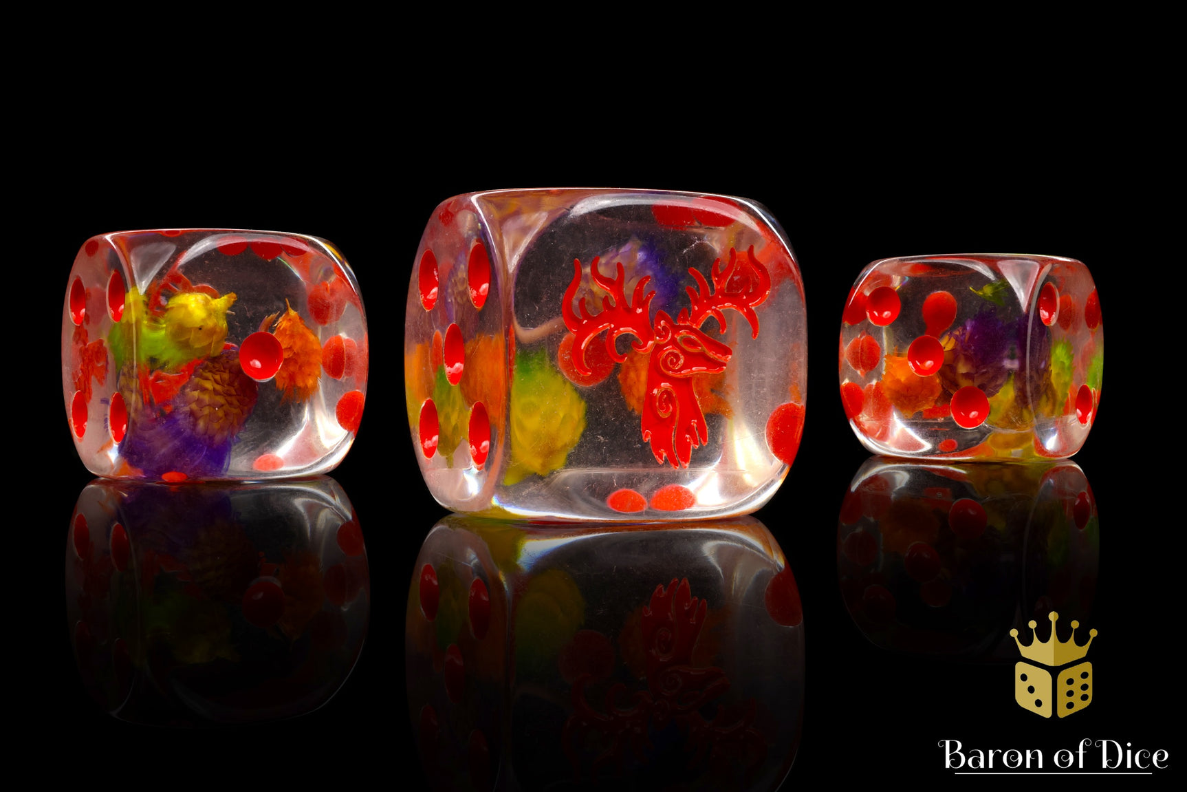 Forest Stag Dice - Flower Buds