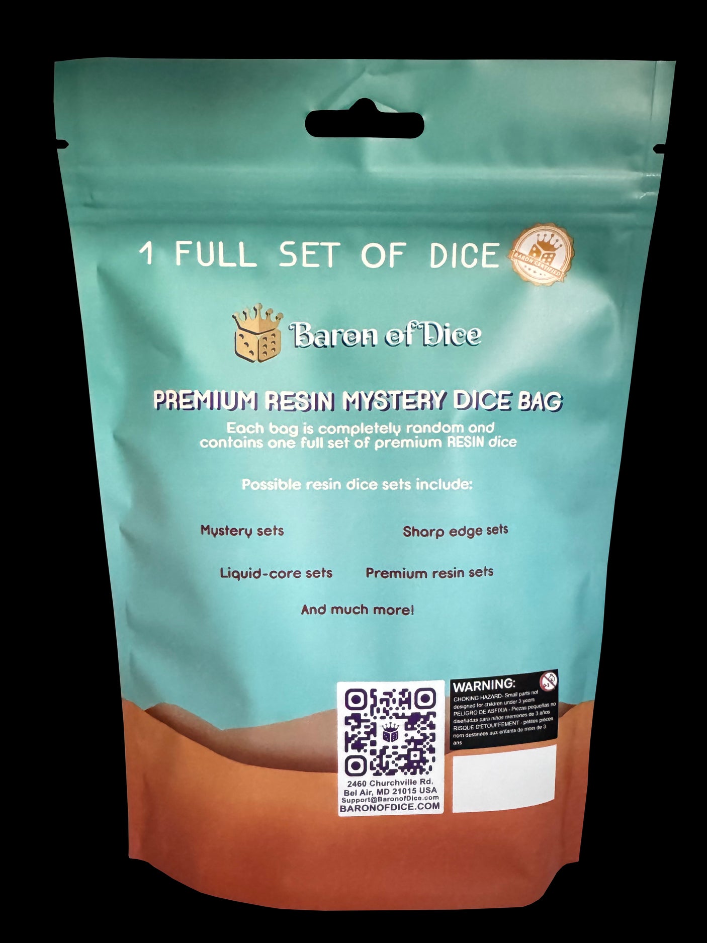 DnD Mystery Dice Set (7 pcs) - The Badlands