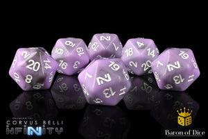 Infinity: N4, Purple, Dice Set