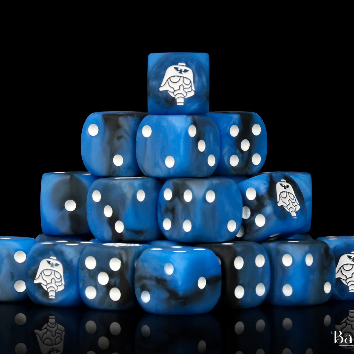 d20 dice football helmet Kloned Corps