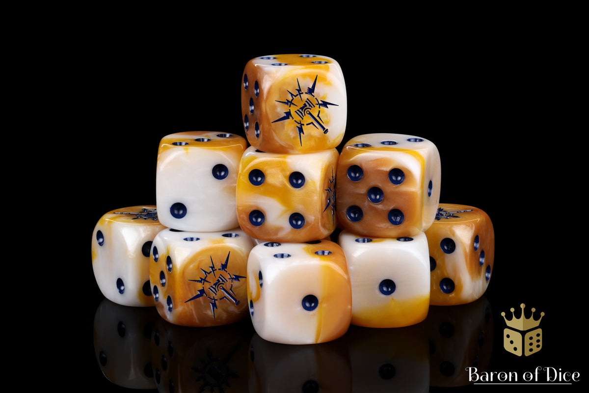 Lightning Hammer Dice | Golden Hues