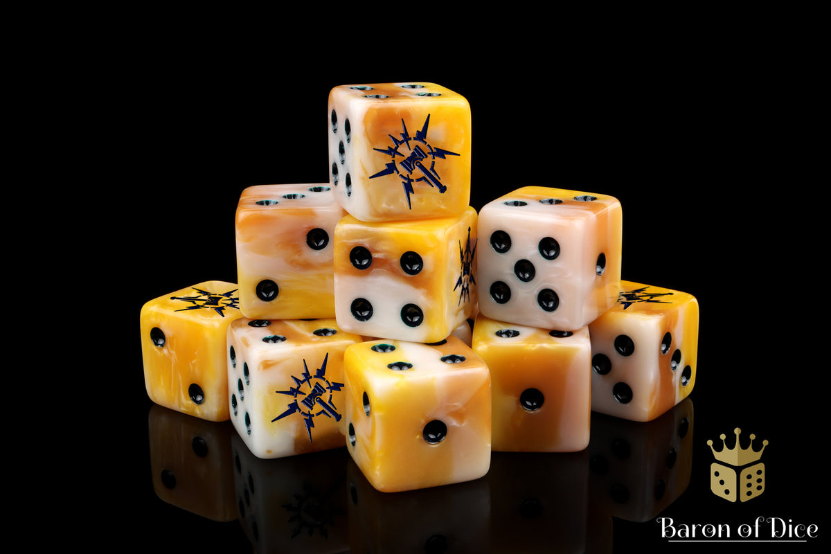 Lightning Hammer Dice | Golden Hues