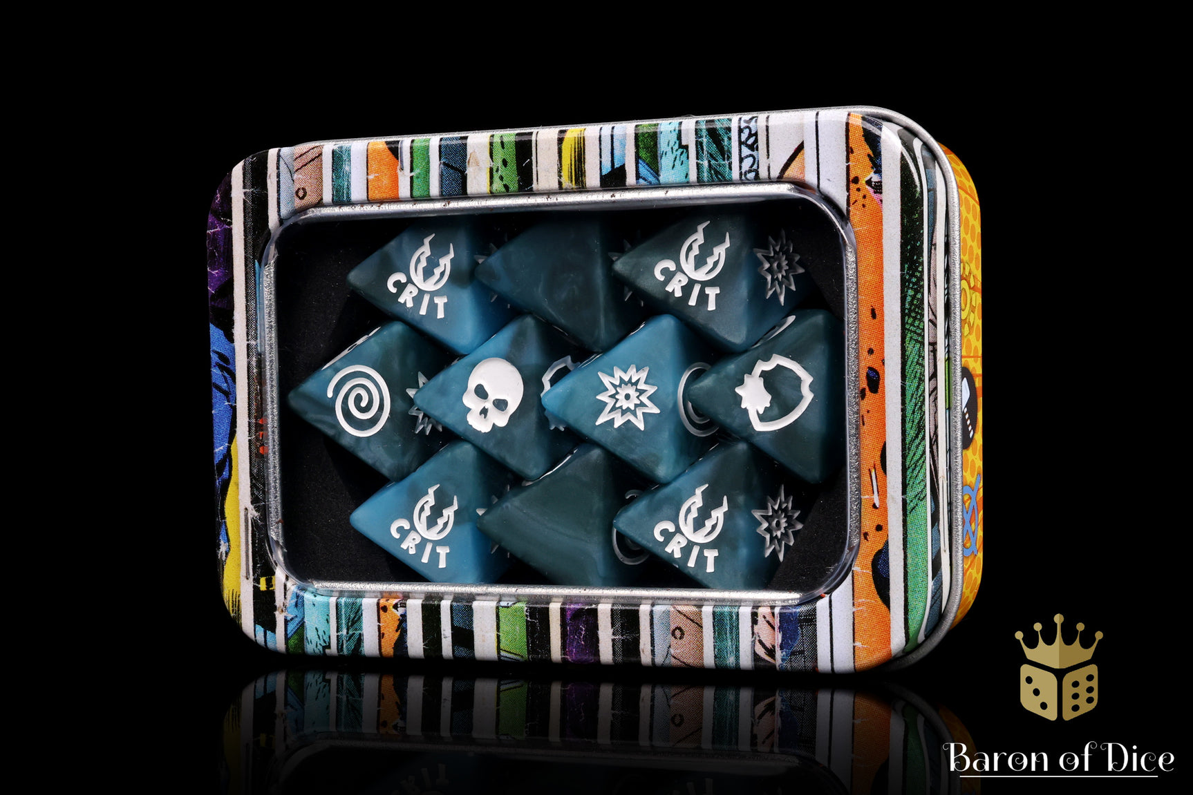 Moon Bolt D8 Dice Set
