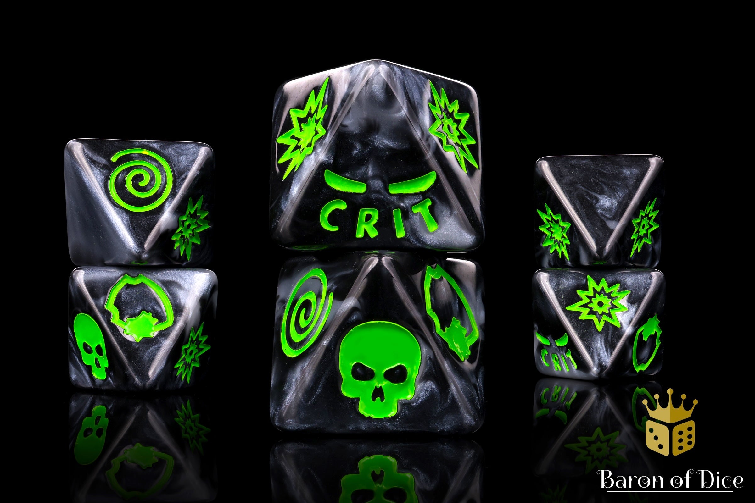 Official Infamous Podcast Dice Set | Baron of Dice