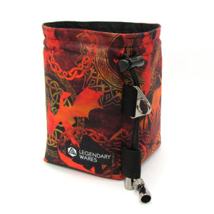 Red Flying Dragon Dice Bags